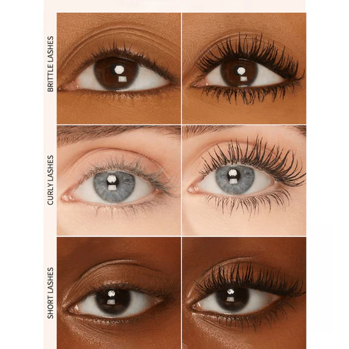 All-Day Beautiful Lashes, Smudge-Proof! Waterproof Fiber Mascara for Natural Volume.