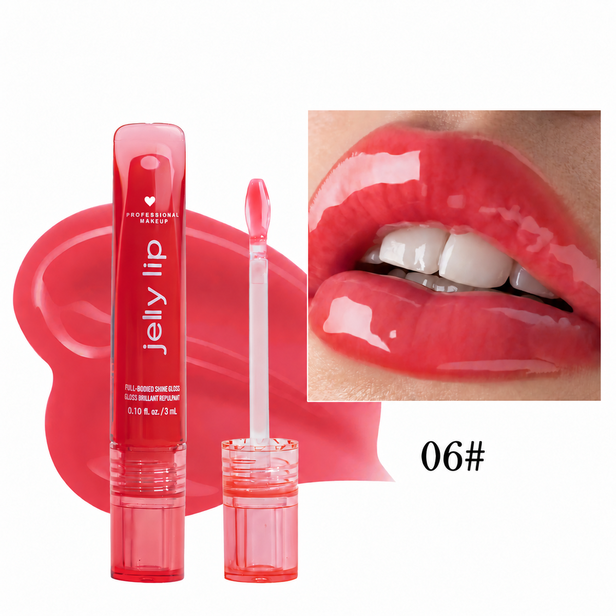 Jelly Lip Gloss — Juicy Color, Glassy Shine, Lightweight Comfort