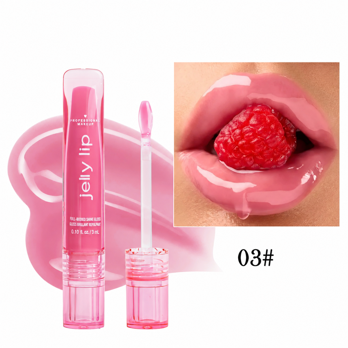 Jelly Lip Gloss — Juicy Color, Glassy Shine, Lightweight Comfort